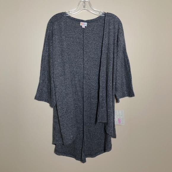 NWT Lularoe Lindsay Blue Cardigan Size M - Picture 1 of 6